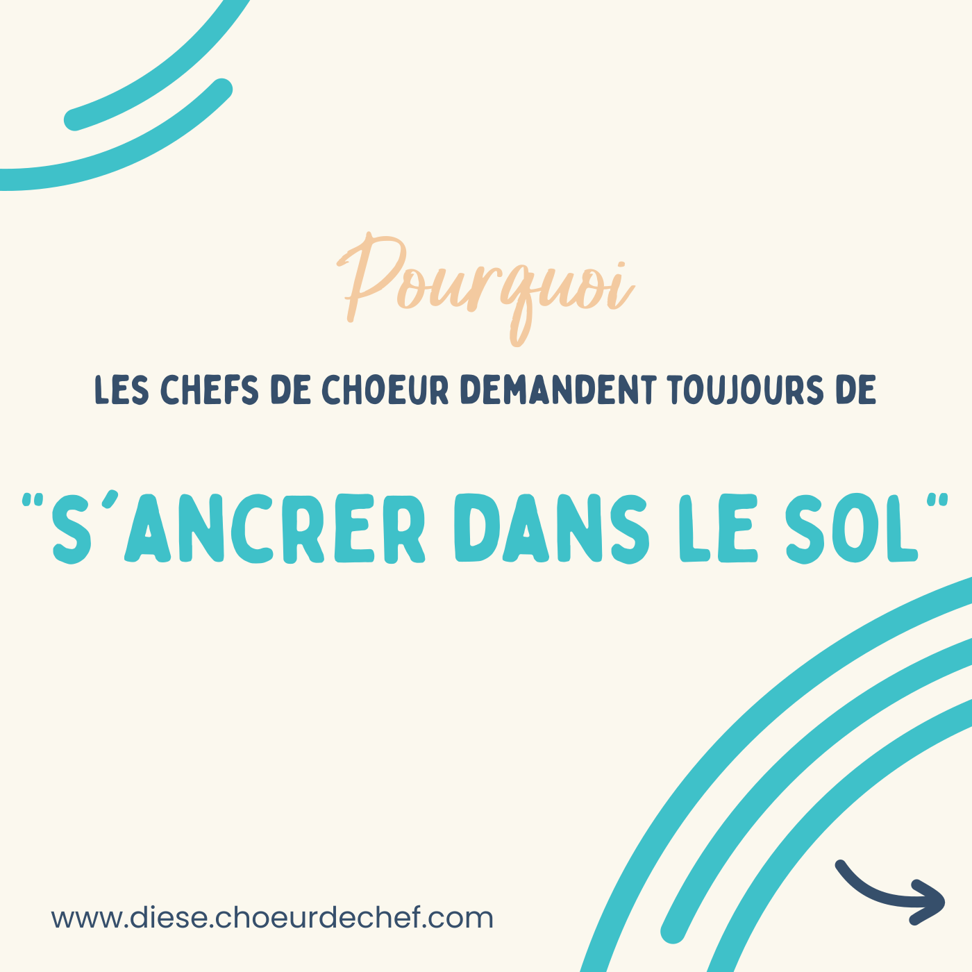 Pourquoi les chefs de chœur demandent toujours de “s’ancrer dans le sol” ?